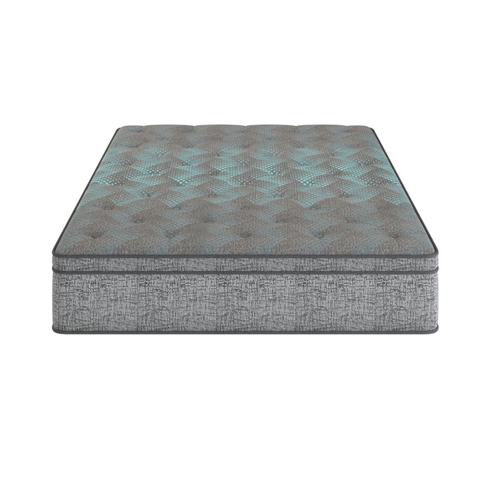 Comfort Care - 12" Hybrid Euro Top Mattress Plush Comfort, Foam Restonic Mattress