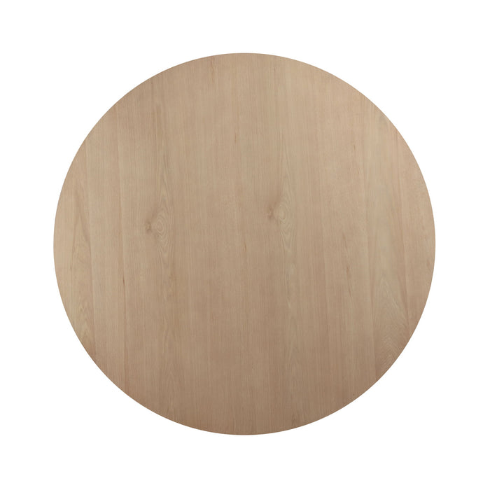 Caspian - 5 Piece Round Dining Table Set With Chairs - Oak Lilola Home