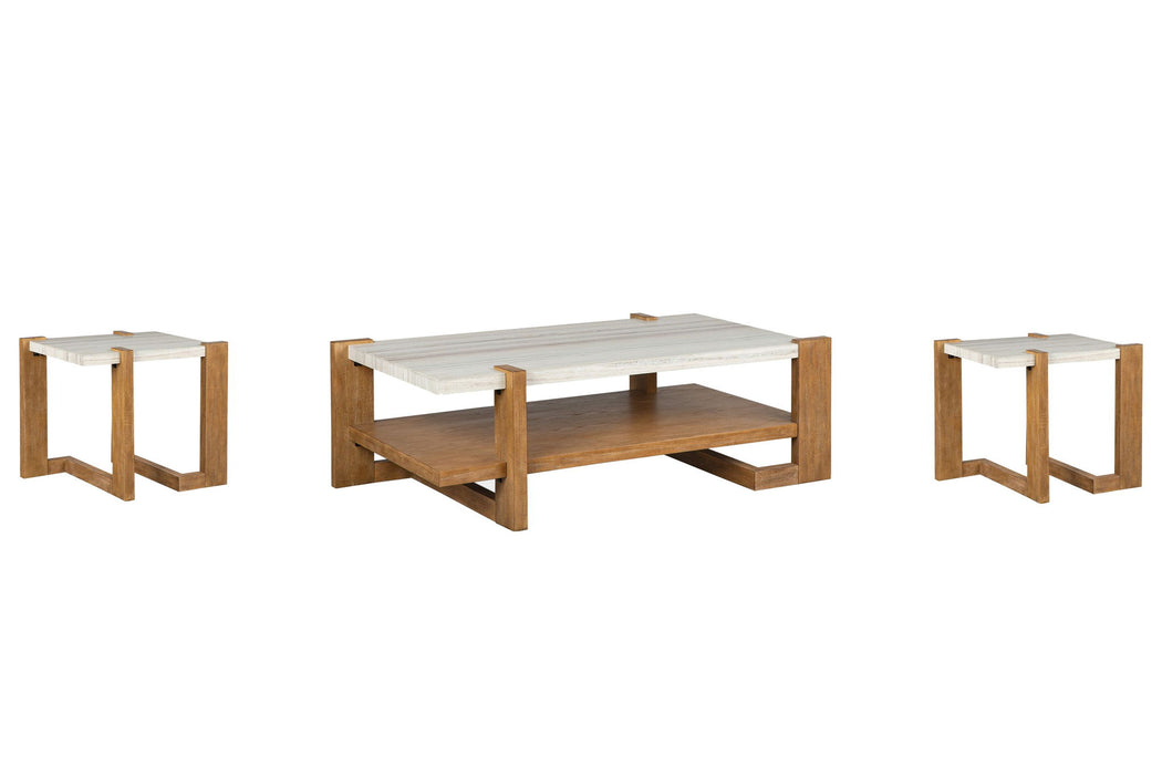 Carrington - Rectangular Cocktail Table Set Magnussen Furniture