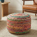 Margo - Handcrafted Round Pouf Simpli-Home