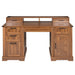 Office Desk With Charging Station & Storage Cabinet Home Essentials