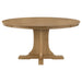 Auburn - Round Dining Table - Natural / Light Brown Furniture Max