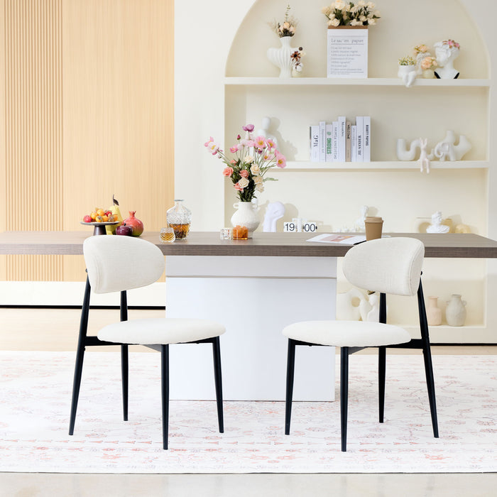 Dining Upholstered Side Chairs (Set of 2) Home Essentials