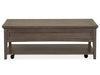 Paxton Place - Rectangular Cocktail Table With Casters - Dovetail Gray Magnussen Furniture