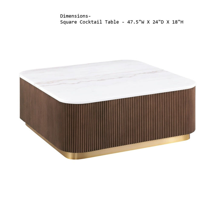 Contemporary Square Table Home Essentials