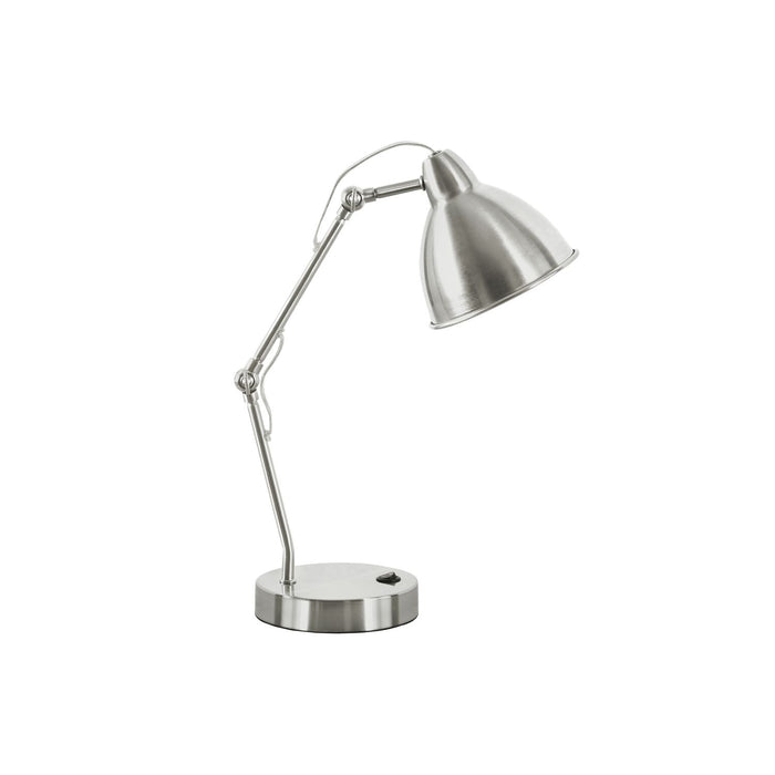 Lighting, Table Lamp, USB Port Included, Nickel Metal, Nickel Shade, Modern - Silver 8th Street