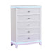 Opium - 5 Drawer Chest - White Matrix Furniture Group