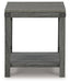 Freedan - Square End Table - Grayish Brown Signature Design by Ashley®