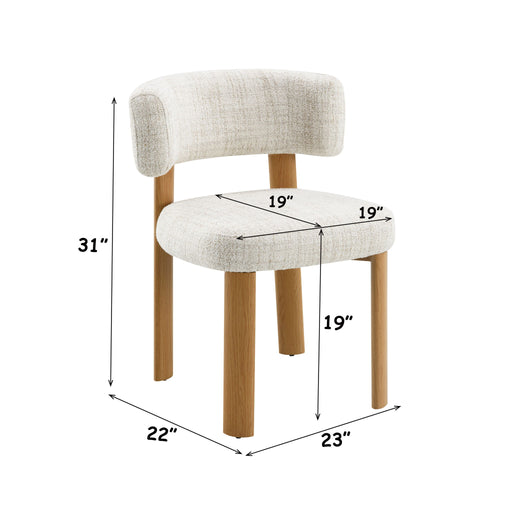 Ogin - Side Chair (Set of 2) - Beige / Gray Acme