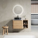 Wall Mounted Bathroom Vanity With Art Sink, 1 Storage Shelf, 2 Soft Close Doors Home Essentials