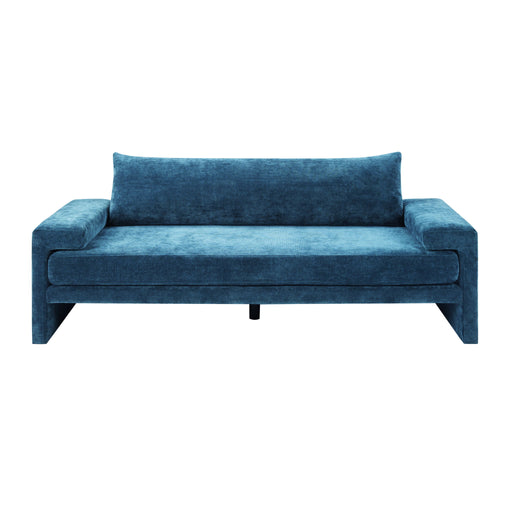 Upholstered 3 Seater Sofa With Wide Armrests Noble House