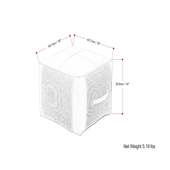 Atkinson - Pouf - Tan Simpli-Home