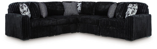 Midnight-Madness - 5 Piece Sectional Signature Design by Ashley®