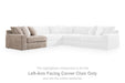 Nexora-Court - LAF Corner Chair - Burlap Signature Design by Ashley®