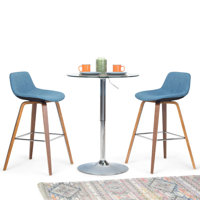 Randolph - Bentwood Multifunctional Counter / Bar Height Stool (Set of 2) Simpli-Home