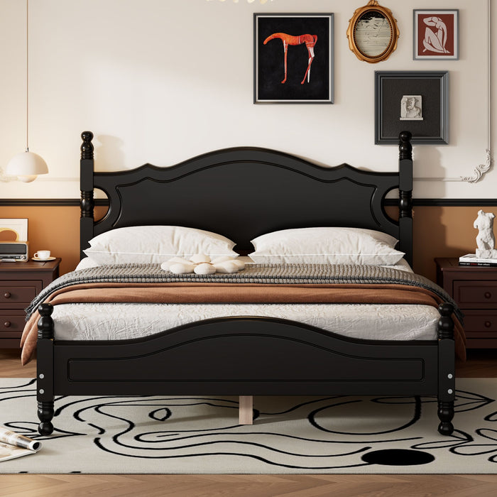 Platform Bed Frame With Slat Support Hearth and Haven