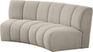 Infinity - 2 Piece Boucle Modular Sectional Meridian Furniture