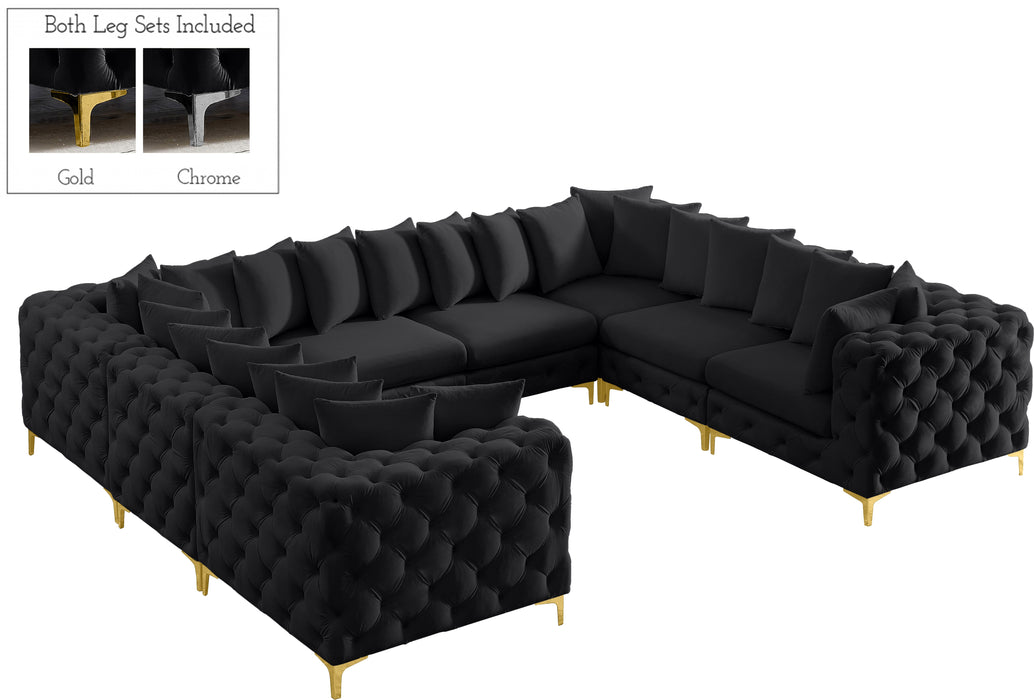 Tremblay - Modular Sectional 8 Piece - Black - Fabric