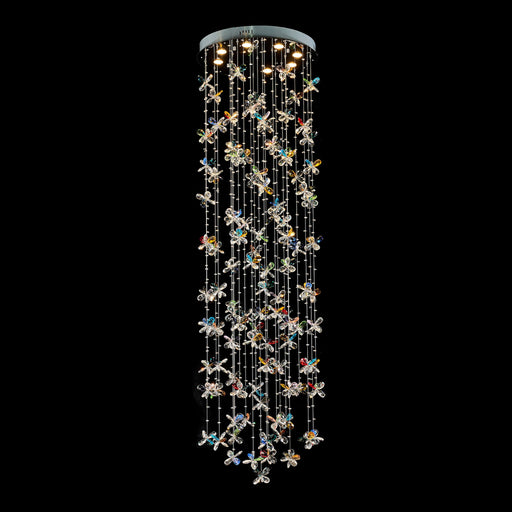 Michael Amini Lighting - Wings Of Color Crystal LED Chandelier - Clear Michael Amini