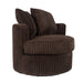 Swivel Upholstered Accent Chair For Living Room Home Essentials