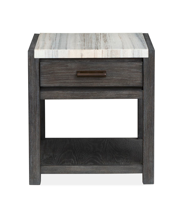 Plum Creek - Rectangular End Table - Ravenwood Black Magnussen Furniture