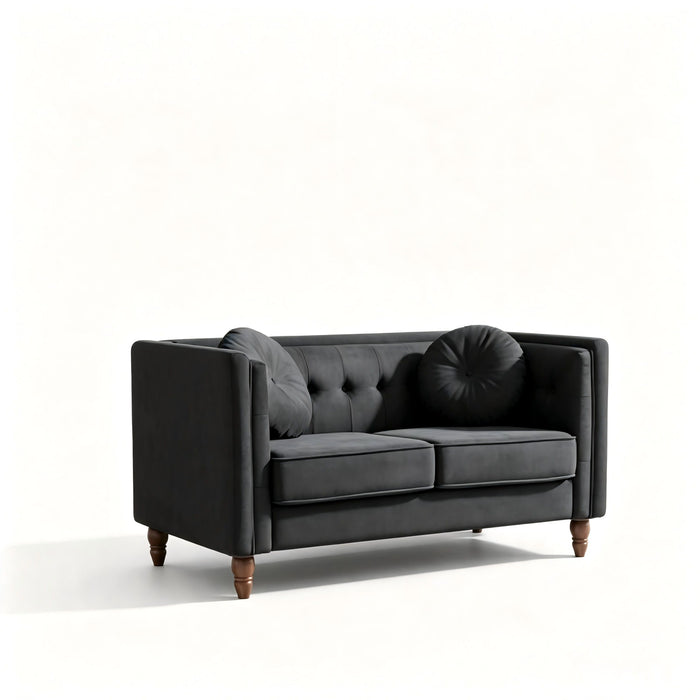 Chesterfield Loveseat 2 Seater Couch For Living Room US Pride