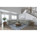 Segoura - 5 Piece Upholstered Modular Sectional With Reclined Back Pillows - Gray Furniture Max