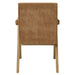 Zoey - Arm Chair (Set of 2) - Chocolate Chenille & Oak ACME