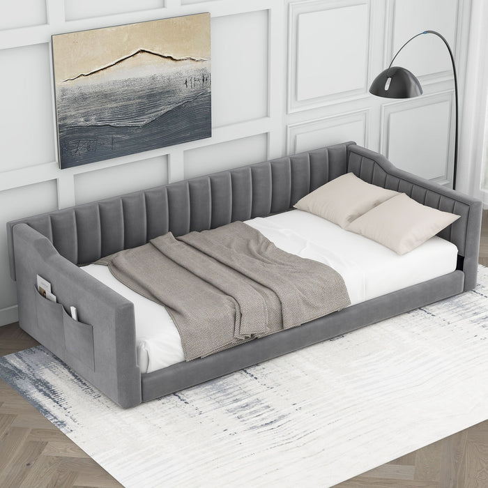 Daybed With Side Storage Pocket
