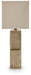 Laddner - Poly Table Lamp - Beige Signature Design by Ashley®
