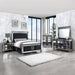 Varian II - Chest - Mirrored, Black & Sliver ACME