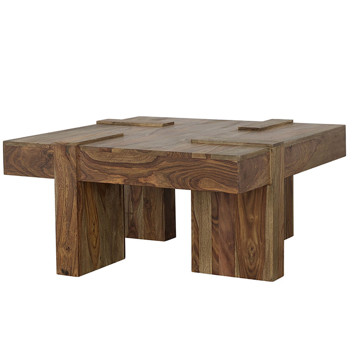 Kuboloa - Square Coffee Table - Natural Furniture Max