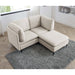 Upholstered Modular Sectional & Tall Legs Home Essentials