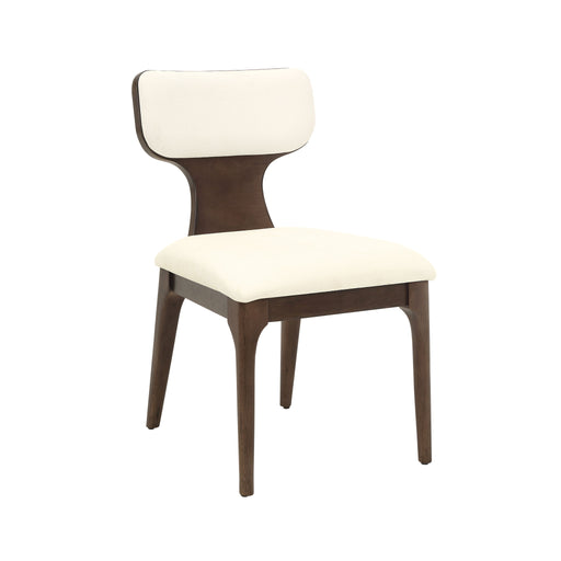 Koen - Side Chair (Set of 2) - Beige / Brown Oak Acme