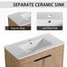 Freestanding Bathroom Vanity & Sink, Storage Cabinets, Soft Closing Doors Home Essentials