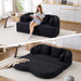 Foldable Sofa Bed, Boneless Couch Convertible Sleeper With 4 Pillows Home Essentials