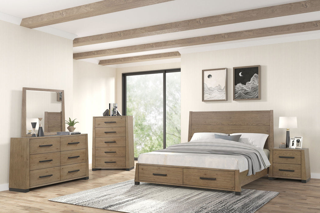 Viera - Landscape Mirror - Natural Oak New Classic