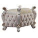 Picardy - Vanity Stool - Fabric & Antique Pearl ACME