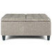 Harrison - Upholstered Coffee Table Storage Ottoman Simpli-Home