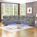 Fortuner - Power Recliner Sectional Sofa Matrix Furniture Group