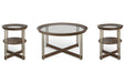 Elora - Round Cocktail Table Set Magnussen Furniture