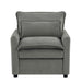 Modern Single Seat Accent Chair With Side Storage Pockets Hearth and Haven