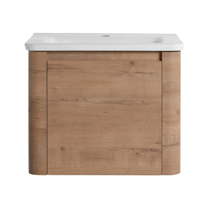 Wall Mounted Bathroom Vanity With Sink & 1 Soft Close Door Home Essentials