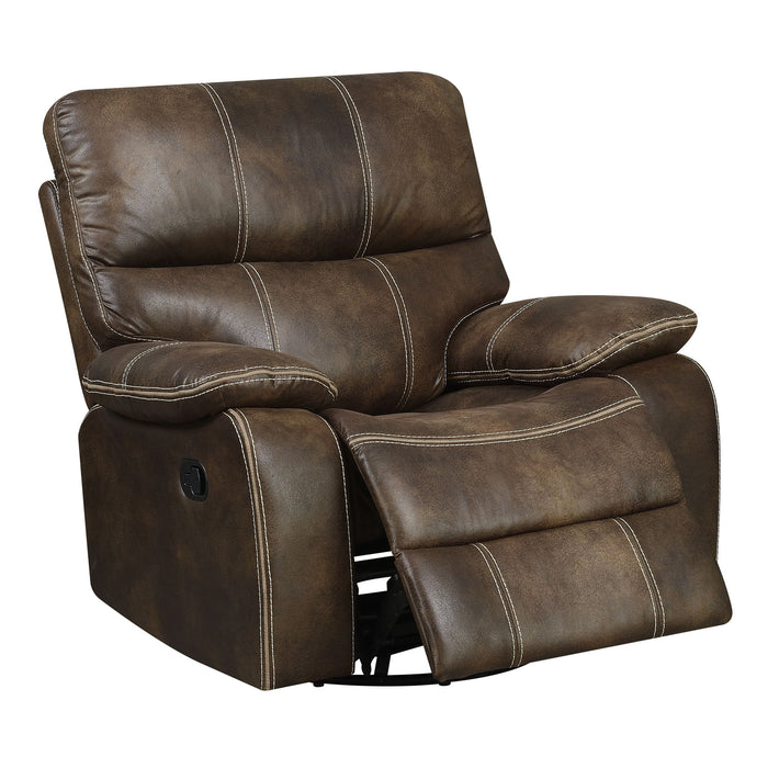 Rustic Swivel Gliding Recliner Emerald Home