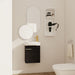 Wall Mounted Bathroom Vanity With Sink And Storage Rack, Soft Close Doors Home Essentials