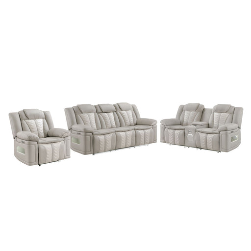 Cruiser - Power Reclining Set With LED Lighting Matrix Furniture Group