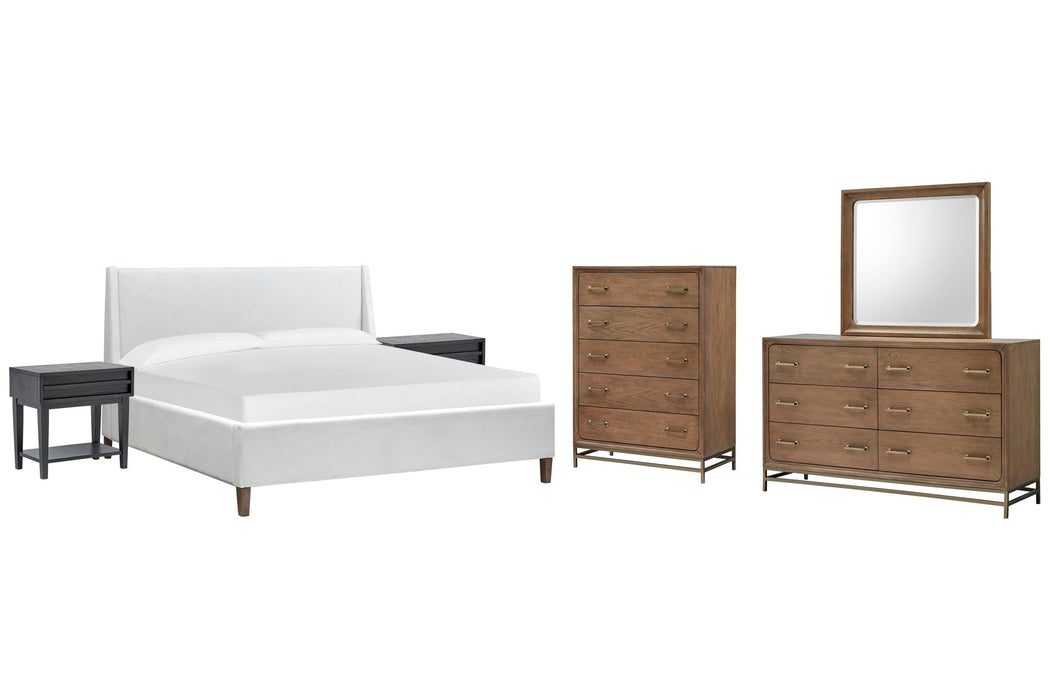 Lindon - Upholstered Island Bed Set Magnussen Furniture