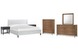 Lindon - Upholstered Island Bed Set Magnussen Furniture