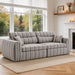 3 Seater, Couch With Throw Pillows For Living Room Home Essentials