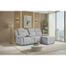 Ian - Power Reclining Chaise With LED Lighting, Pushback Design - Gray Global Furniture USA